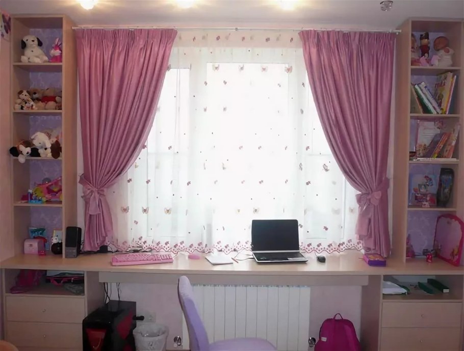 Шторы до подоконника в детскую