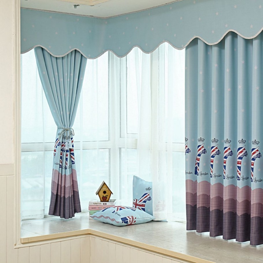 Короткие шторы в детскую