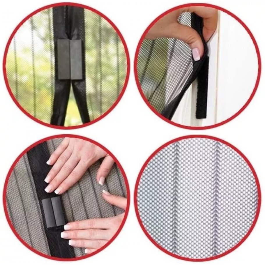 Противомоскитная сетка Magic Mesh магнитная, 210х100см