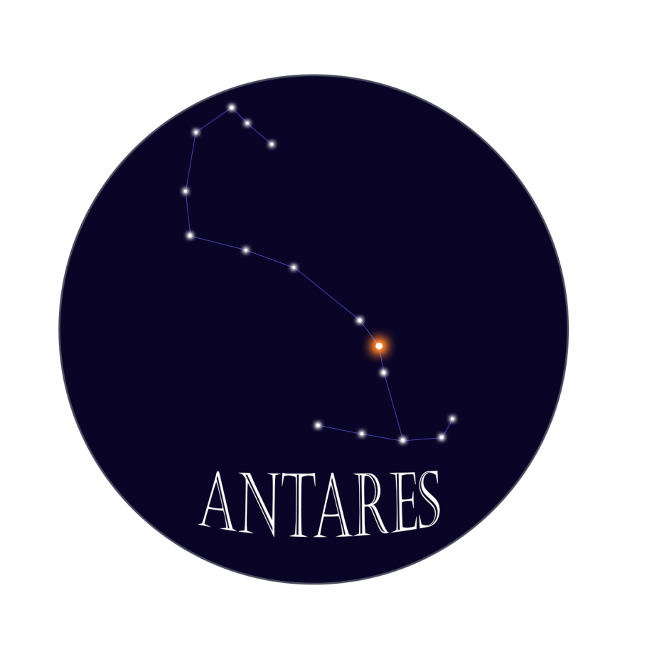 Надпись Антарес