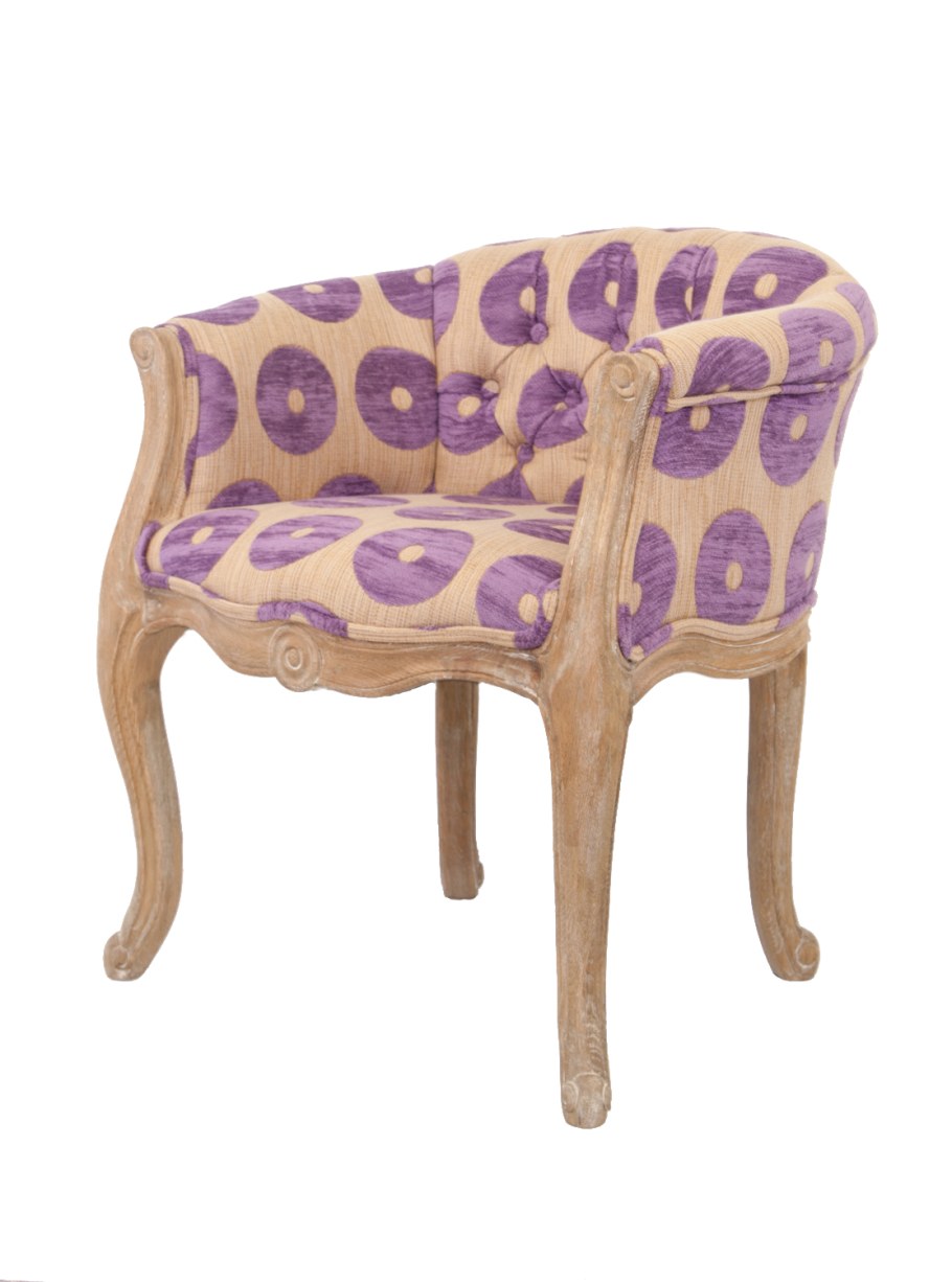 Кресло Kandy пурпурного цвета