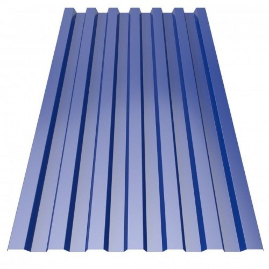 Профнастил полимер с8 0.4 1150/1200 ПЭ ral5005 сигнально-синий