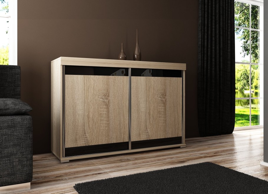 Комод с раздвижными дверцами