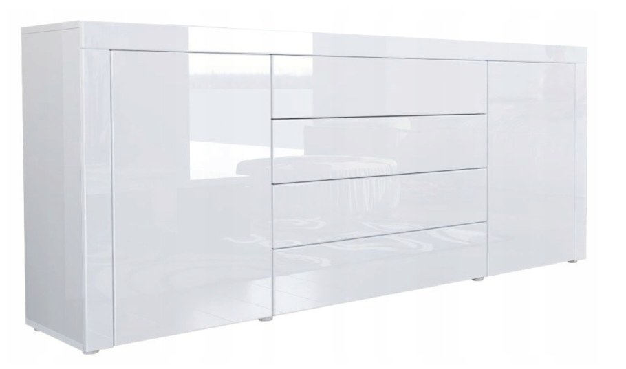 Комод бар Даллас 07 белый глянец