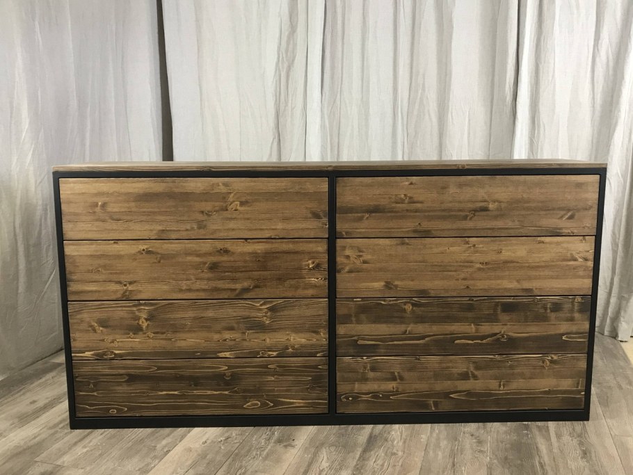 Комод Норд лофт черный