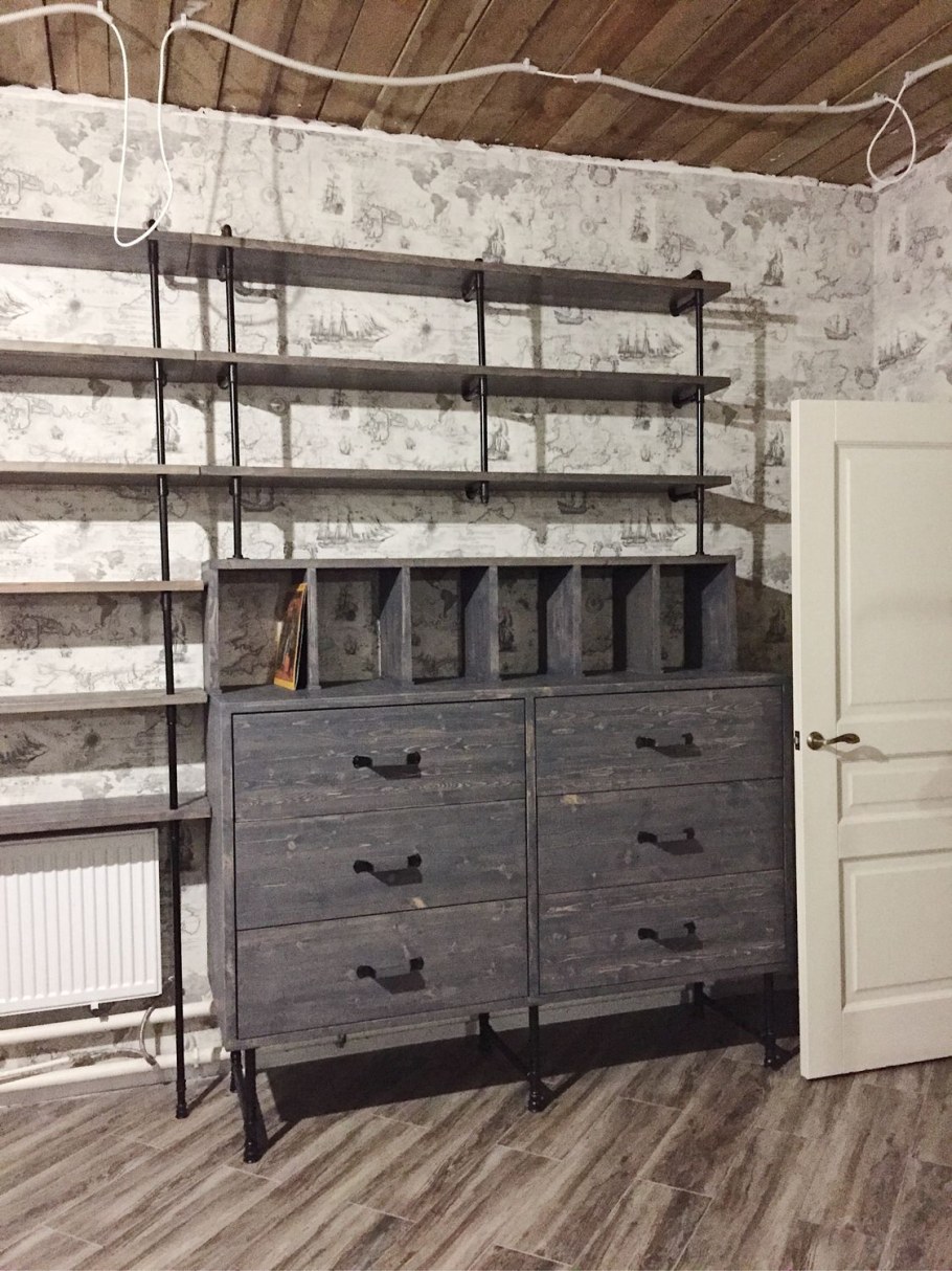 Комод лофт Loft Wood Studio