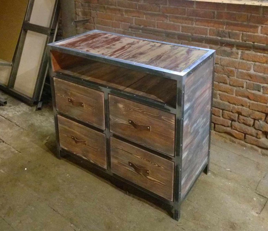 Комод лофт под старину