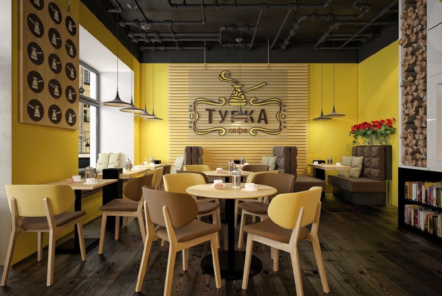Интерьер кофейни