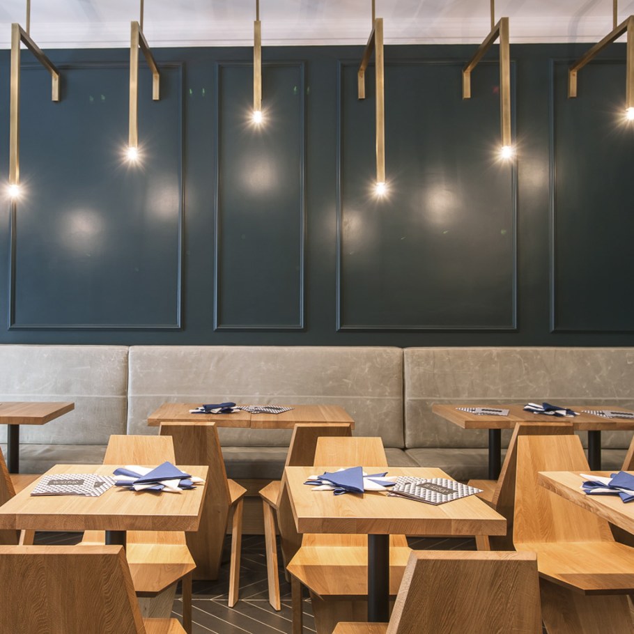 Цветовые сочетания в интерьере кафе