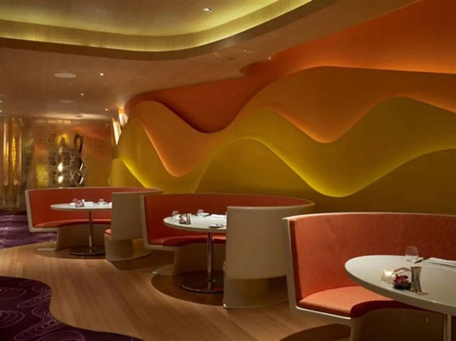 Карим Рашид интерьеры кафе