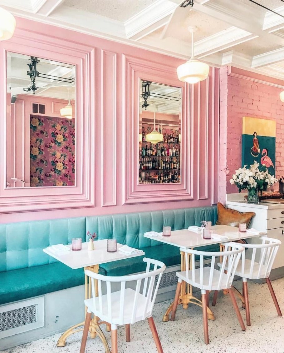 Французское кафе интерьер