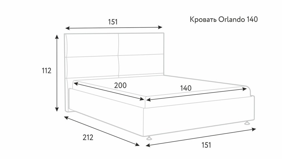 Кровать Джульетта pushe