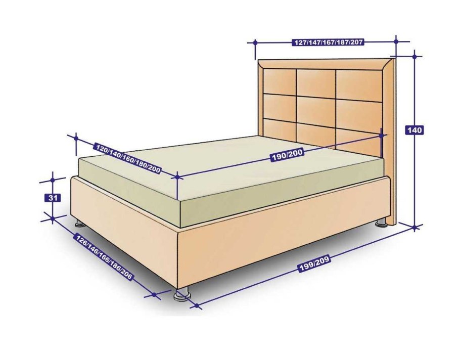 Кровать Everest Tokyo