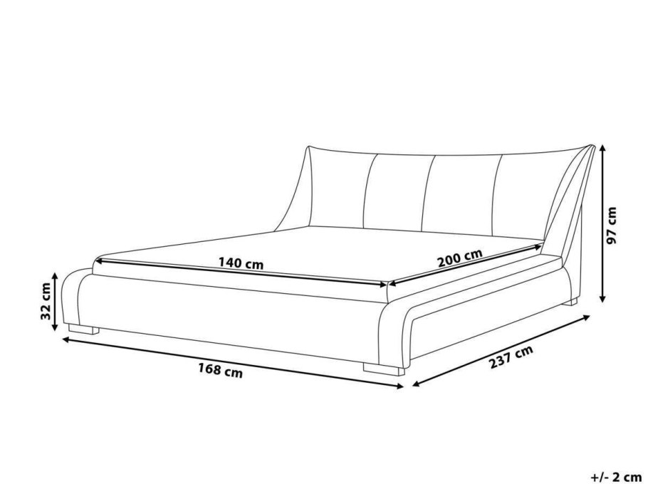 Чертеж кровати из ЛДСП С подъемным механизмом 160х200