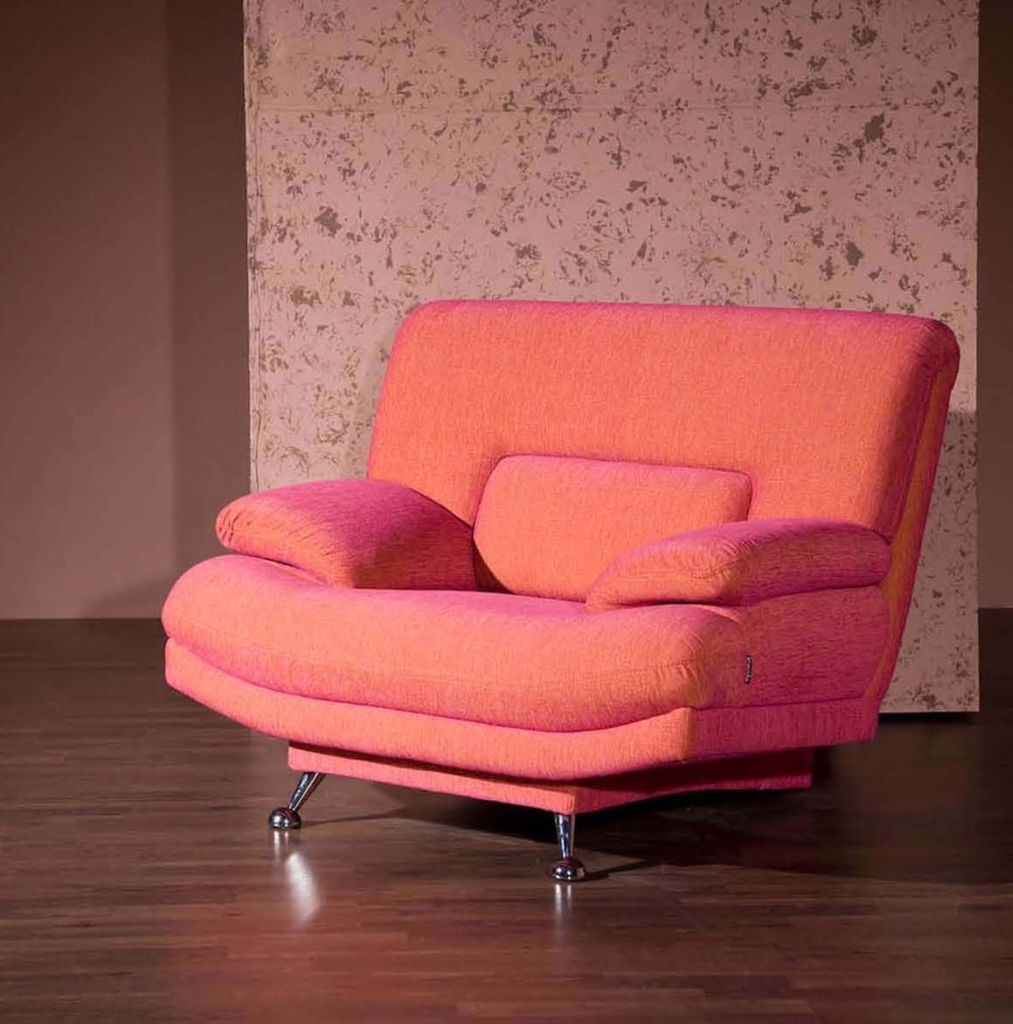 Диваны пуше оранжевый