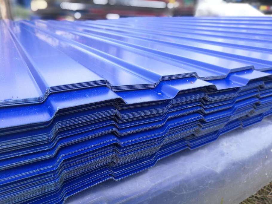 Профнастил с8 синий 5005