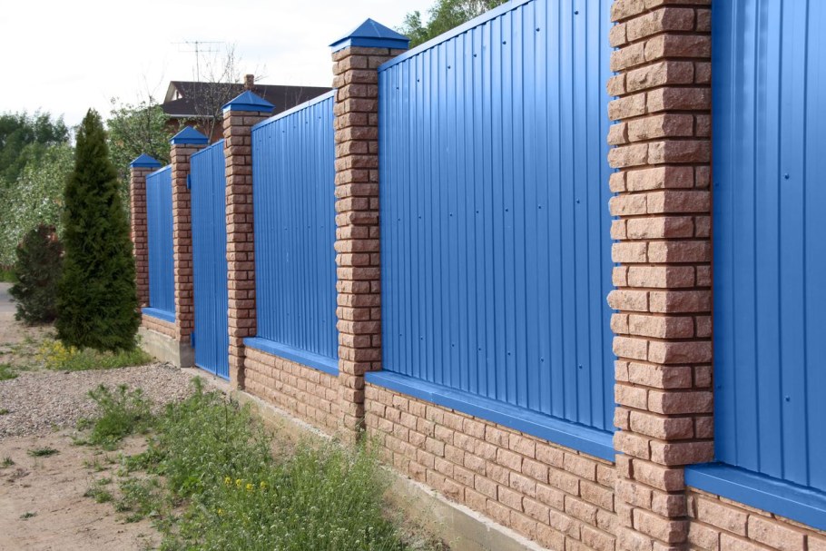 Забор из профлиста