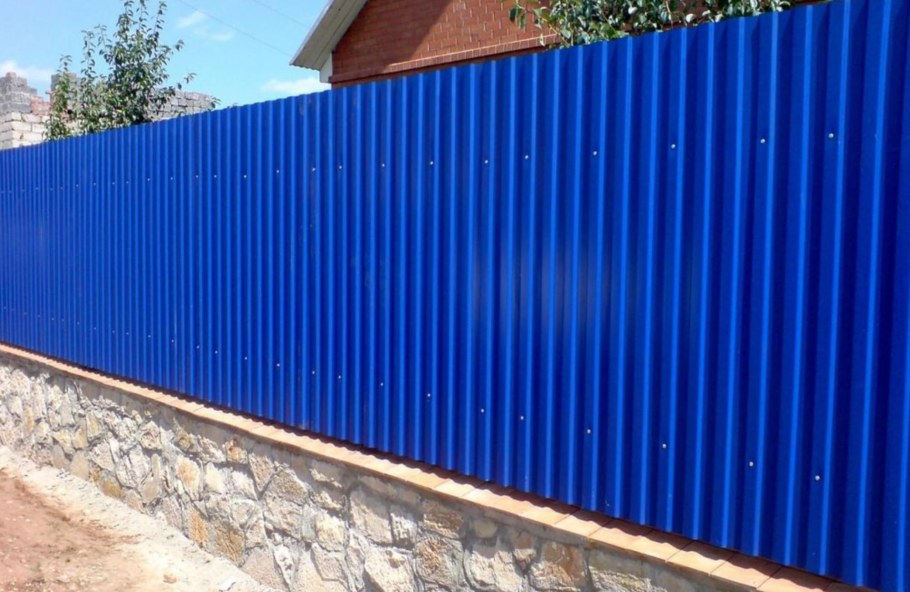 Профнастил МП с21 ультрамарин металлопрофиль