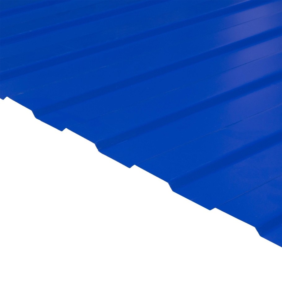Профнастил с8 0.35 мм 1200х2000 мм синий RAL 5005