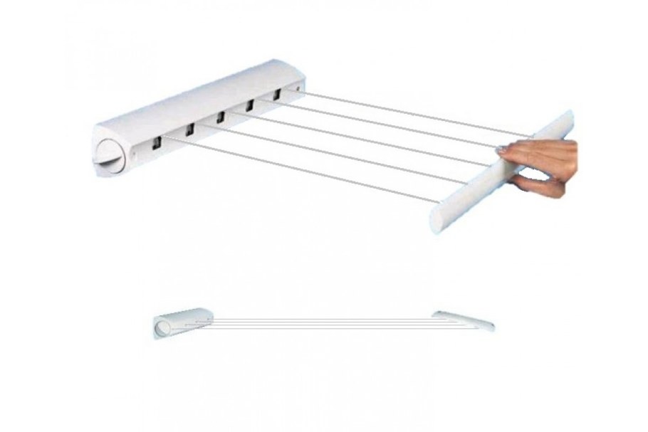 Сушилка для белья настенная барабанная белая, as2 - 5 (Zalel)