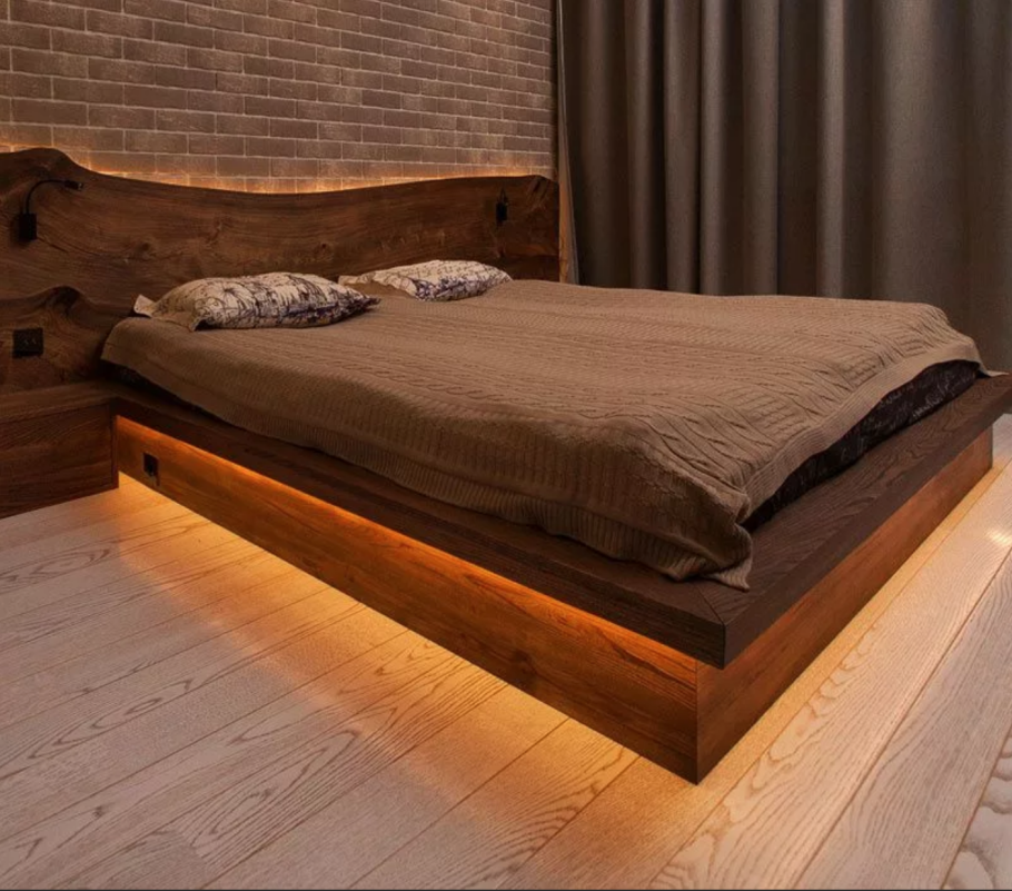 Изголовье кровати из слэба