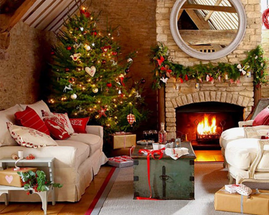 Украшение домов к новому году