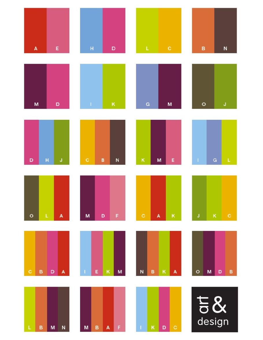 Цветовая гамма таблица сочетания цветов 2019