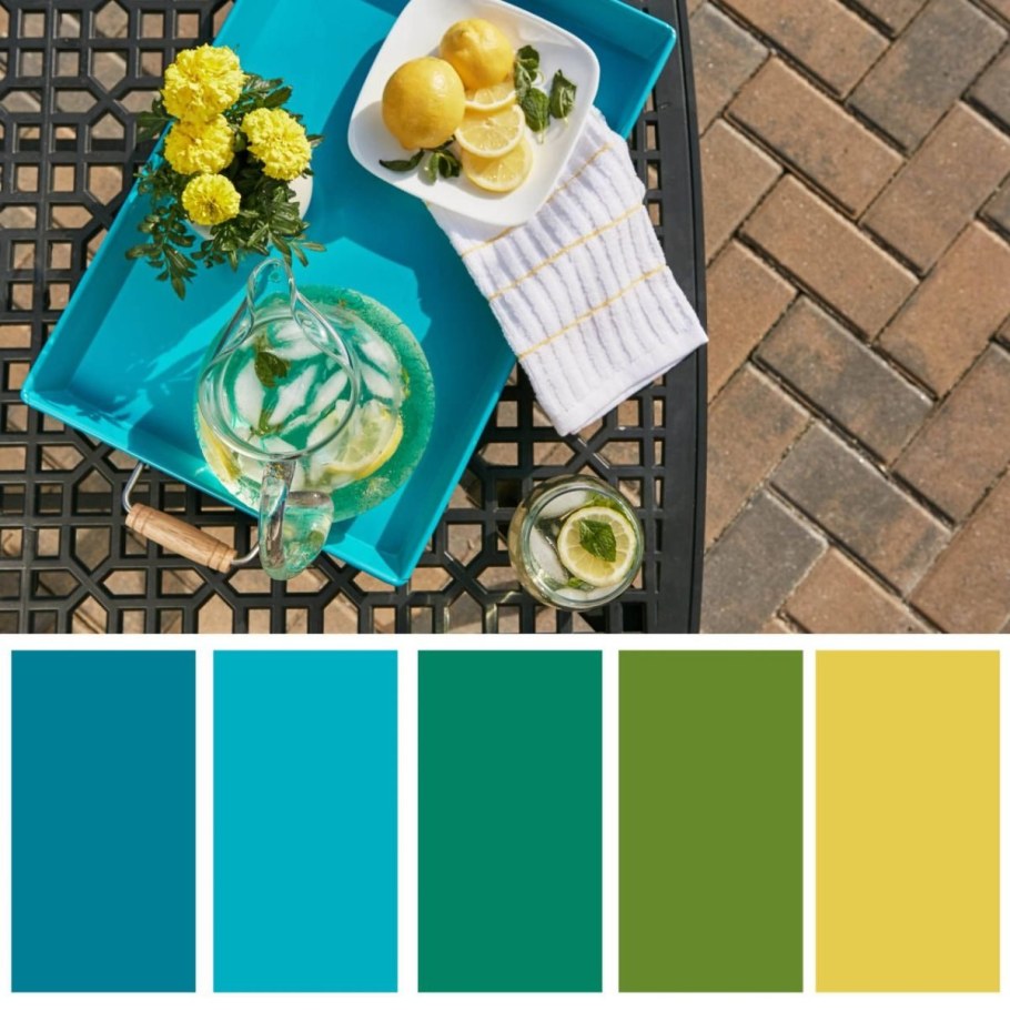 Сочетание цветов бирюзовый