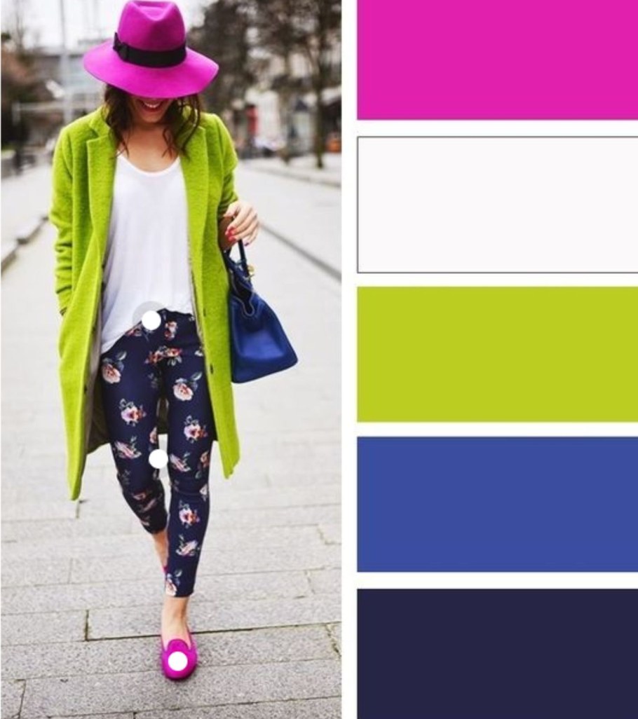 Сочетание цветов в одежде
