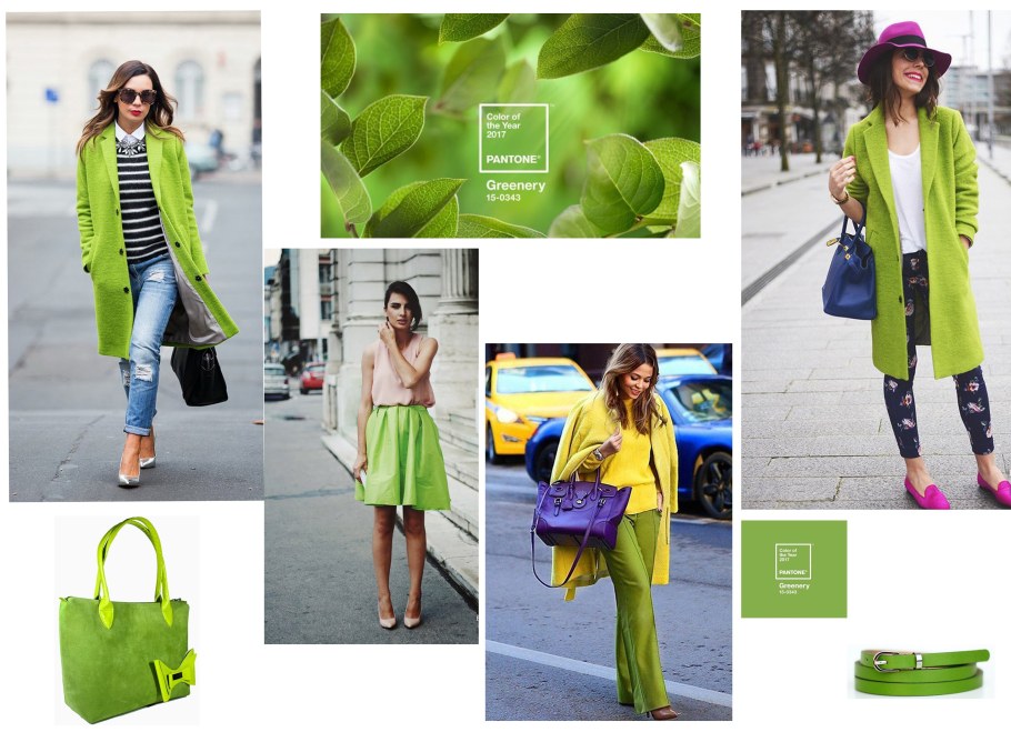 Сочетание светло зеленого в одежде