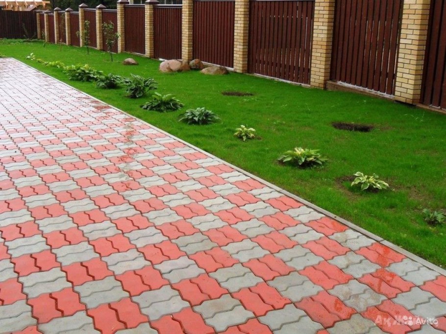 Тротуарная плитка водваре