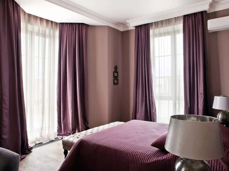 Цвета штор для спальни