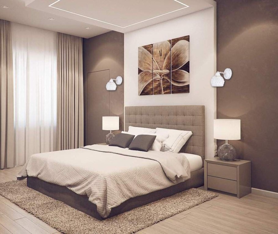 Интерьер спальни 10 м2