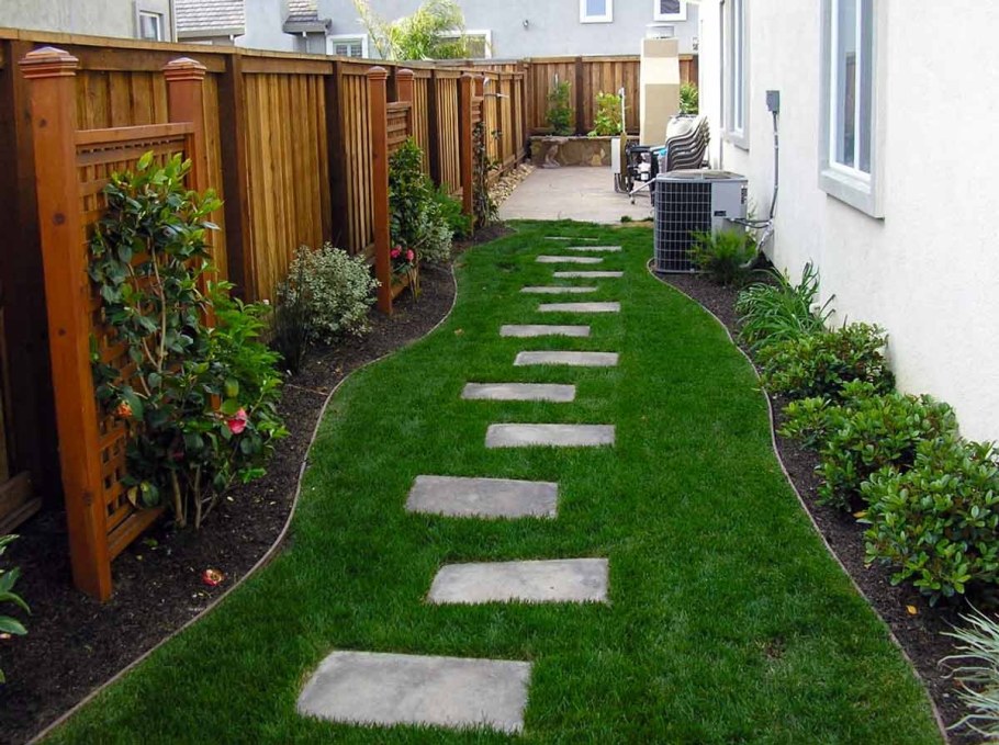 Дорожки на узком участке