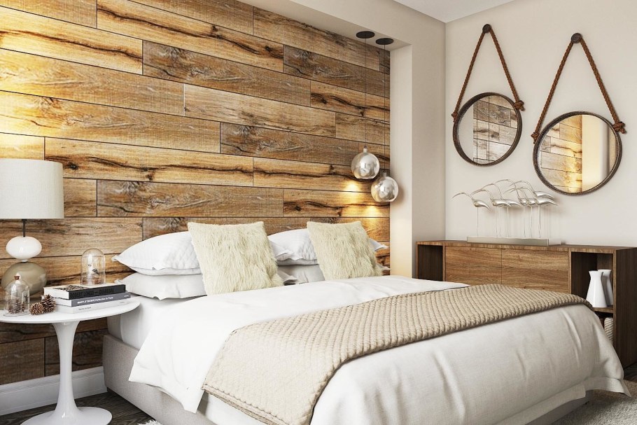 Шпонированные панели Topperfo Micro Ulme Stone Edition Acoustic Wood Panel