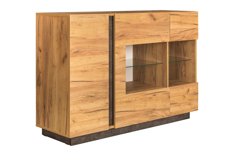 Пенал эго дуб крафт золотой