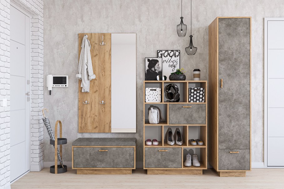 Шкаф навесной Моби Арчи 10.60