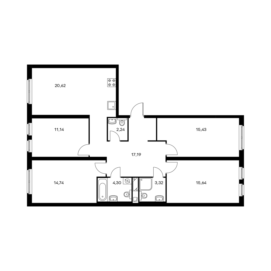 Измайловский 11 планировки
