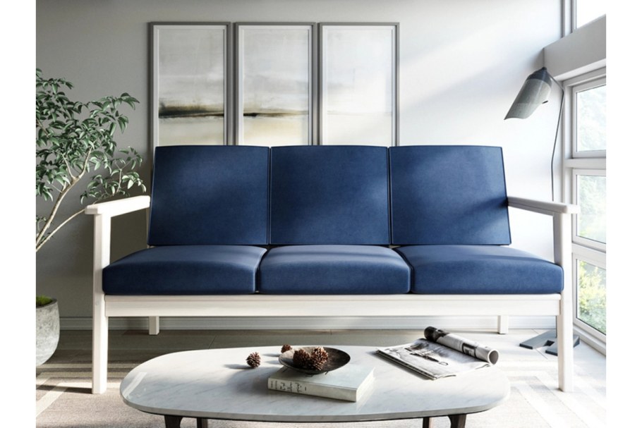 Диван Рико арт. ТД 406 ультра Форест (приглушенный хвойный зеленый),