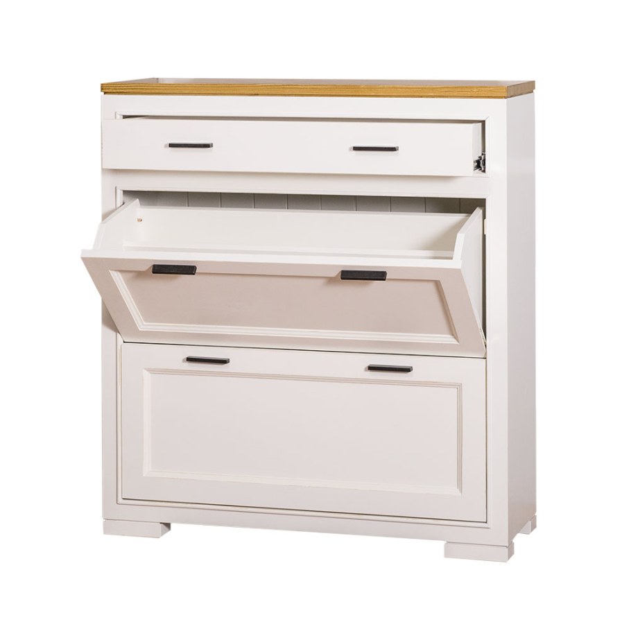 Обувница Валенсия высокая el 5002 White Snow