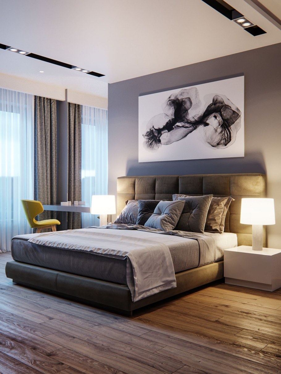 Спальня в стиле Контемпорари