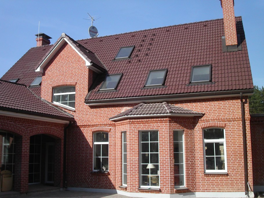 Цветовая гамма фасадов домов