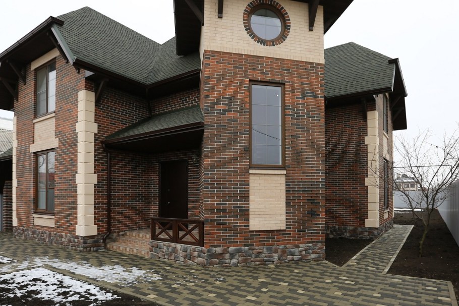 Цвет кирпича сочетание цветов