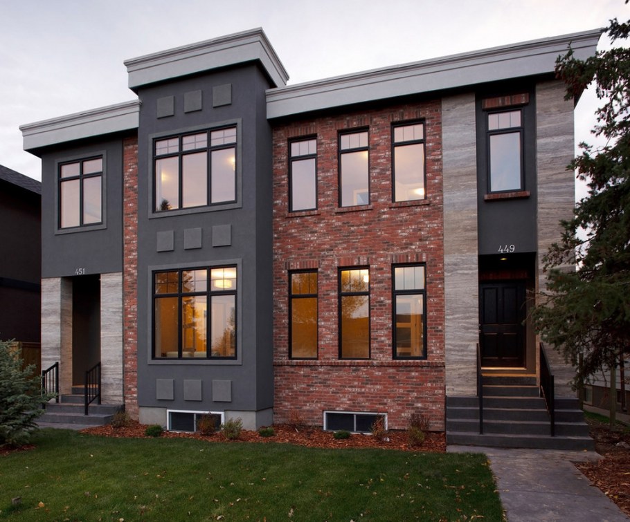 Цвета фасадов домов