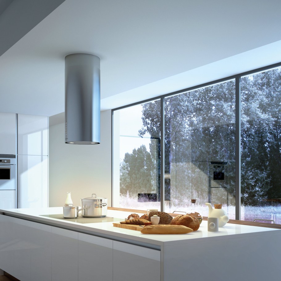 Вентиляция в потолке на кухне