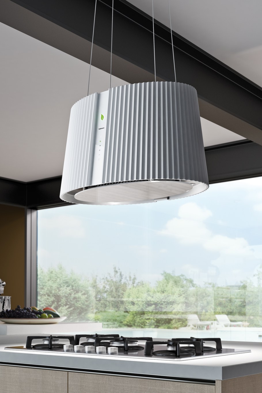 Вытяжка островная для кухни 1200 Вт