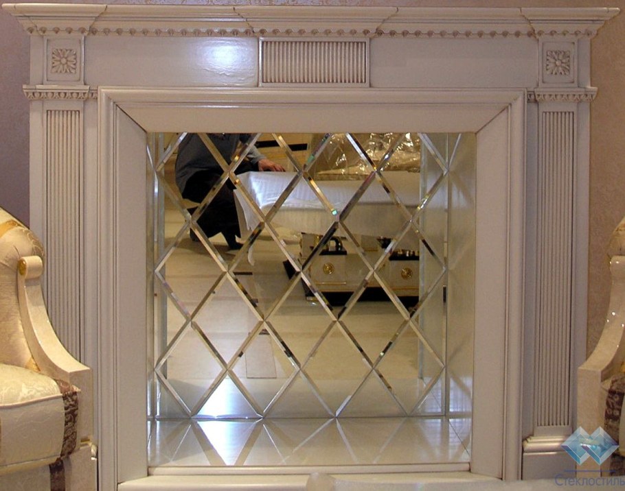 Зеркальная плитка Омега Гласс