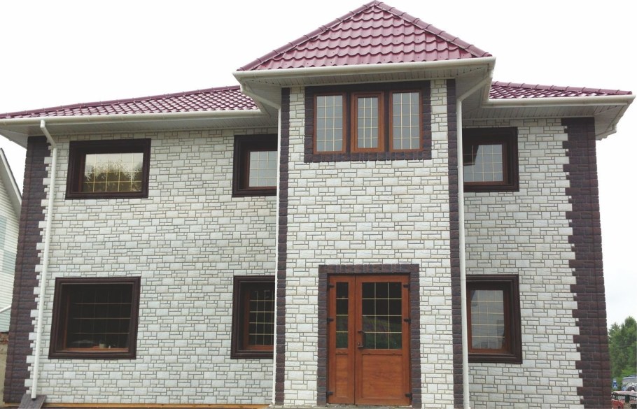 Фасадная панель Docke Burg платиновый