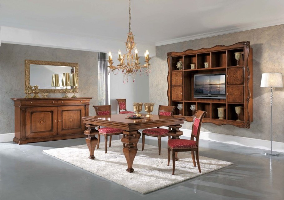 Итальянская стенка риомбини 1762 из массива