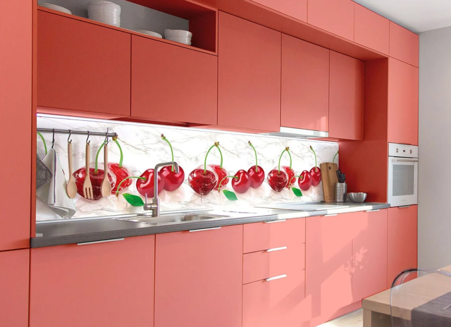 Стеновая панель вишни